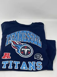 Youth Tennessee Titans Navy Official Business Graphic T-Shirt Blue Short Sleeve - Picture 1 of 2