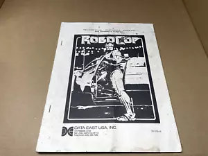 Data East Robo Cop Technical Support Arcade Game Manual - Bild 1 von 2
