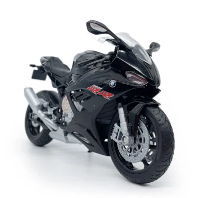 1:12 BMW S1000RR Motorcycle Model Diecast Motorcycle Toy Gifts for Kids Black - Image 1 of 4