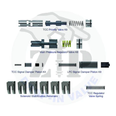 10L80 10L90 Transmission Valve Body ZIP Kit GEN1 (10L80-G1-10R80-ZIP) - Image 1 of 4