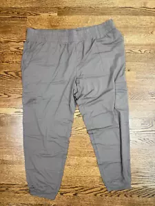 Any Body Womens Taupe Cargo Pocket Casual Pants Size 2XT Comfort Stretch Active - Picture 1 of 10