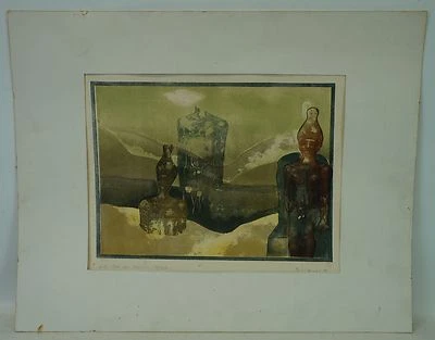 TAL DER KÖNIGE - ÄGYPTEN - ÄGYPT - STRELANET ? 1976 - AQUATINTA RADIERUNG مصر  - Bild 1 von 4