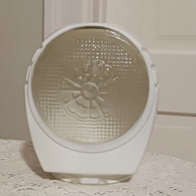 Globo de luz vintage década de 1940 varanda banheiro art déco flor moderna - Imagem 1 de 4