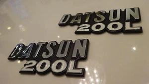 DATSUN Laurel C230, Datsun 200L New Plastic FENDER EMBLEM, 200l Emblem - Picture 1 of 12