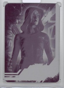 2021 Cryptozoic CZX Crisis On Infinite Earths Mia Smoak Magenta Printing Plate