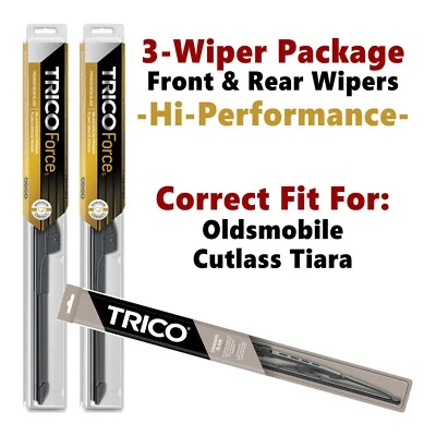 Wipers 3-pk Hi-Performance fits 1976 Oldsmobile Cutlass Tiara 25160x2/30160 Foto 1 de 4