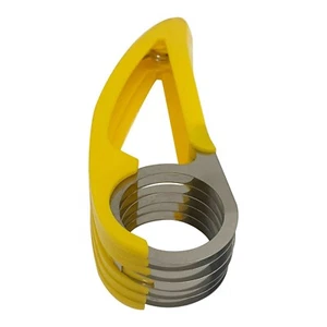 Banana Sausage Slicer Cutter Multi-Purpose Stainless Steel Fruit Vegetable Divid - Picture 1 of 19