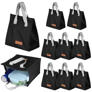 10 Pcs Insulated Lunch Bag Bulk - Reusable Lunch Tote with Aluminum FoilTake ... - Picture 1 of 5