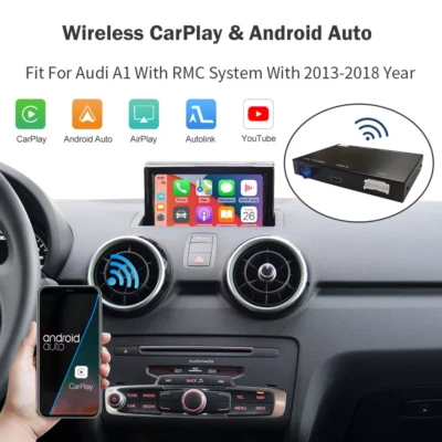 AUDI A1 RMC 2013-18 Wireless Carplay Android Auto Retrofit Mirrorlink AirPlay - Image 1 of 4