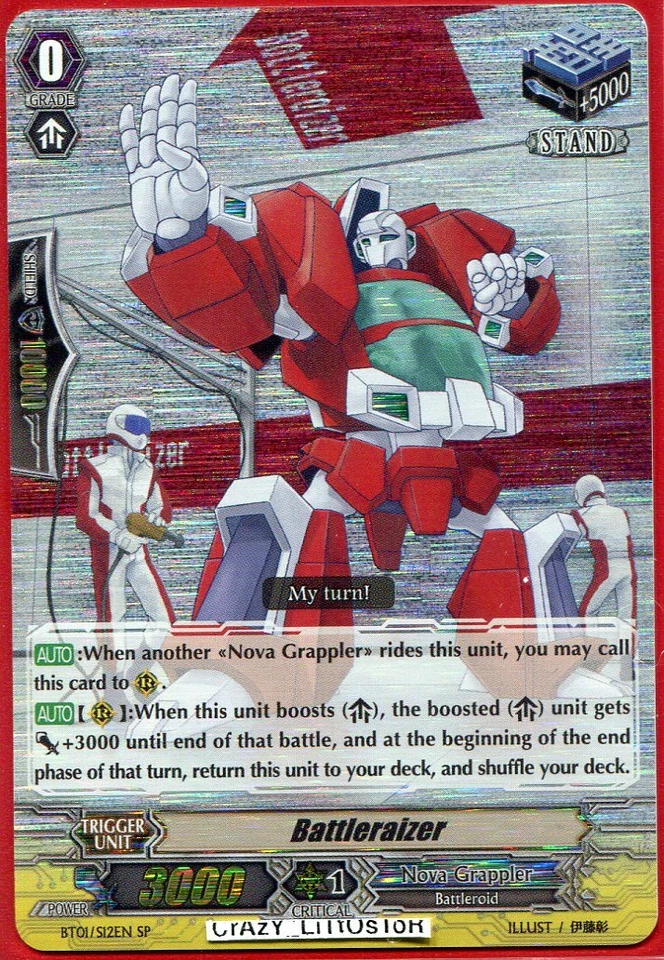 CARDFIGHT VANGUARD BATTLERAIZER NM/MINT BT01/S12EN SP - Image 1 of 1