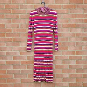 Lisa Says Gah Jungfrau Kleid gestreift gerippt Pulloverkleid XS Small f12 - Bild 1 von 7