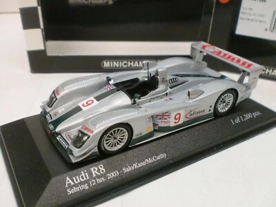 MINICHAMPS 1/43 - AUDI R8 SEBRING 12h 2003 - 400 031399 - Immagine 1 di 2