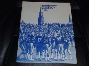 1980 GEORGETOWN COLLEGE FOOTBALL MEDIA GUIDE EX-MINT BOX 36 - Picture 1 of 1
