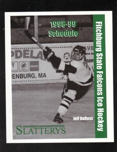 Fitchburg State Falcons 1998-99 Hockey Schedule Slatterys - Picture 1 of 1