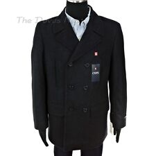Black 44R Chaps Mens Regular Classic Coat