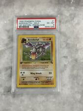 Aerodactyl 16/62 Prism Holo Vintage Pokemon Fossil Vending Golden Sticker  Card