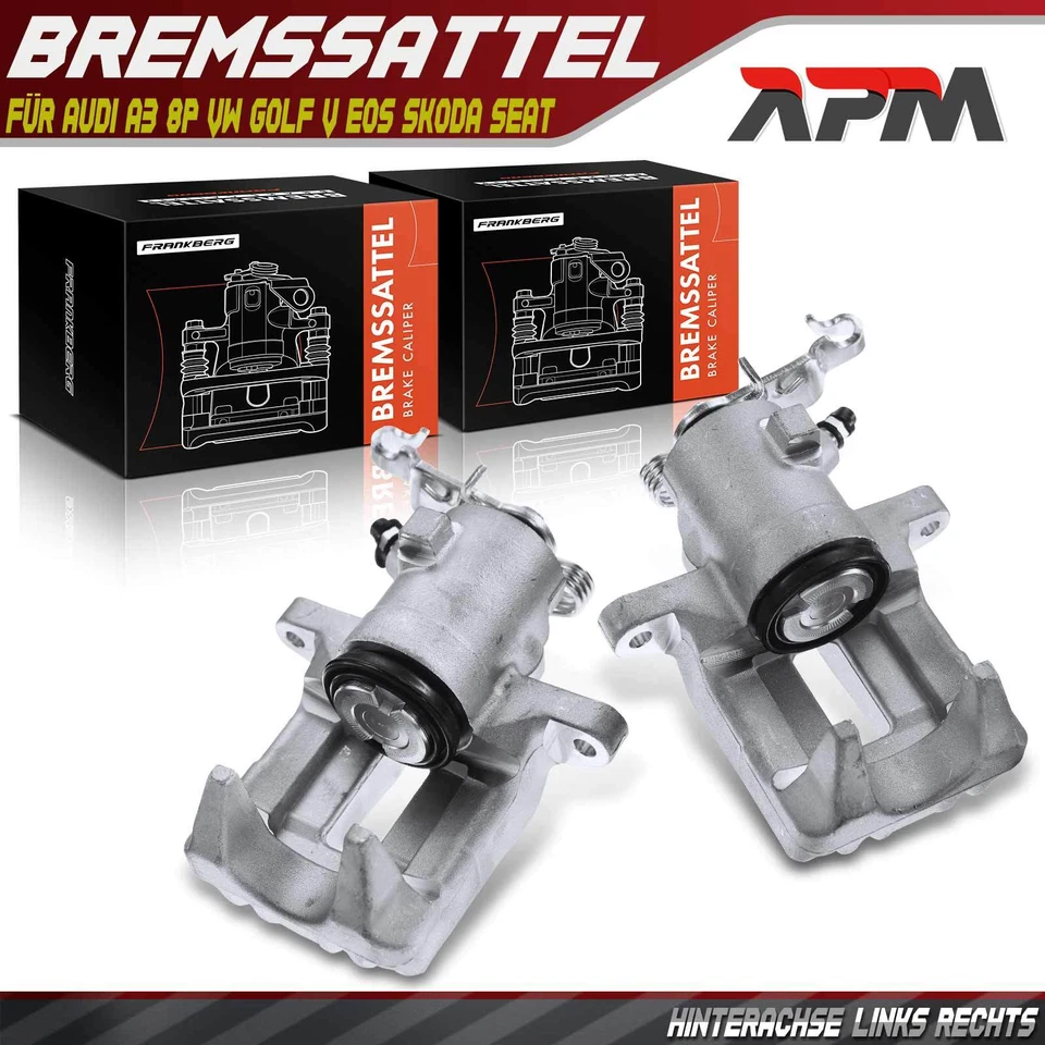 2x Bremssattel Hinten Ø38mm für VW Golf 5 6 Plus Jetta Beetle Audi A3 8P Octavia - Bild 1 von 4