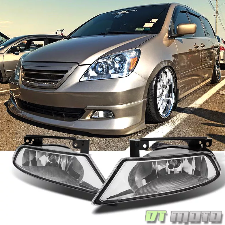 For 2005-2007 Honda Odyssey Bumper Driving Fog Lights w/Switch+Bulb Left+Right - Image 1 of 4