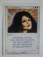 MTG Magic the Gathering English Reverse Damage 1994 Revised MP
