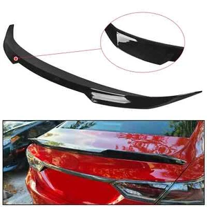 For Toyota 18-24 Camry SE XSE LE XLE JDM V Style Black Rear Trunk Spoiler Wing - Picture 1 of 9