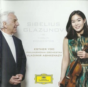 SACD signiert: Sibelius & Glazunov Violinkonzerte, Esther Yoo Vladimir Ashkenazy - Zdjęcie 1 z 3