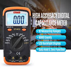 6000 Counts Digital Capacitance Meter Capacitor Tester 600pF to 100mF 0.2A Fuse