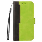 Flip Splicing Leahter Wallet Cover Case For S10 S20 S21 S22 S23 Ultra 5G