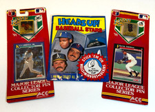 VINTAGE 1990/1991 Baseball Lot - Topps "Heads Up" Pin-Up & Collector Pins - NEW!
