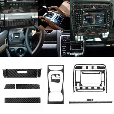 Kit de cubierta interior completo de fibra de carbono de 20 piezas para Porsche Cayenne 2003-10 Foto 1 de 4