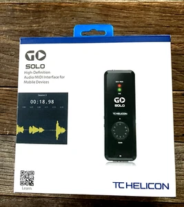 TC-Helicon GO Solo High-Definition Audio/MIDI Interface for Mobile Devices - Picture 1 of 9