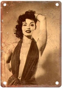 Pose Magazin Pinup Modell 1959 Retro Look Blechschild GM490 - Bild 1 von 2