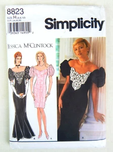 Simplicity Jessica McClintock Pattern #8823 Misses 6-10 Fitted Dress - UNCUT - Picture 1 of 2