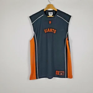 Camiseta deportiva bordada de béisbol negra de Lee Sport de los San Francisco Giants para hombre - grande - Imagen 1 de 7