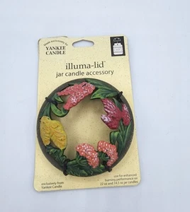 2003 Yankee Candle Illuma Lid Jar Candle Topper Dried Flowers New Spring Floral  - Picture 1 of 2