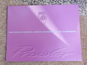 Folleto Prowler 1997 1998 Plymouth MOPAR accesorios *impecable* gigante 20" x 26" - Imagen 1 de 4