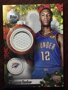 Maglia Topps Holiday Basketball Thomas Sorber 2025-26 reliquia RC Rookie Thunder - Foto 1 di 1
