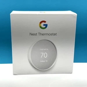 Google G4CVZ Nest Termostato Wi-Fi Programmabile Intelligente - Bianco Neve - Foto 1 di 6