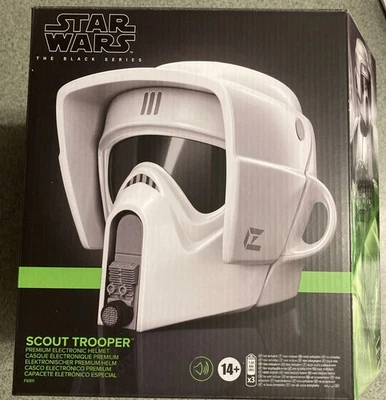 Casco Hasbro Star Wars Scout The Black Series Trooper - F6911 Foto 1 de 4