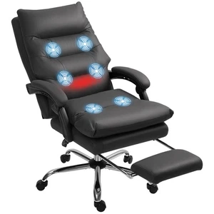 Bürostuhl mit Massagefunktion, Ergonomisch Schreibtischstuhl mit Liegefunktion - Bild 1 von 10