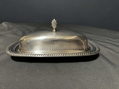 Plato de mantequilla vintage Wm Rogers 887 plateado años 40 (leer descripción) Foto 1 de 4