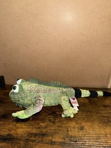 Ganz Webkinz Iguana Lizard Plush Stuffed Animal 16" HM340 No Code Green Reptile - Picture 1 of 5