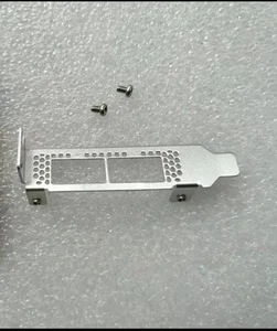 Low profile bracket Mellanox ConnectX-4 CX416A MCX416A-CCAT MCX416A-GCAT w/screw - Picture 1 of 3