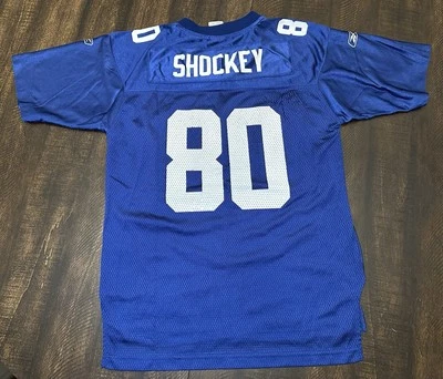Camiseta Reebok NFL New York Giants Jeremy Shockey #80 Talla Juvenil L (14-16) Foto 1 de 4