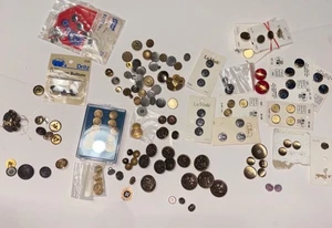 Vintage Antik Metall Arbeit Uniform Hemd Militär Knöpfe großes Lot Schiffe Adler - Bild 1 von 15