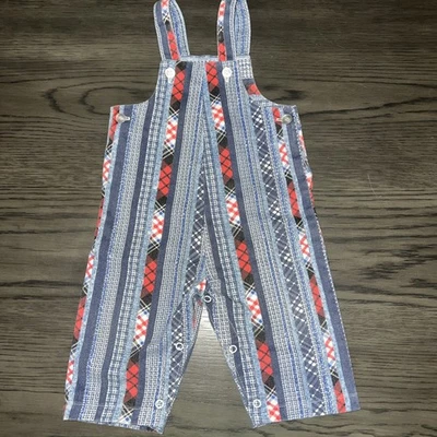 Mono vintage salud Tex niños retazos estilo rayas talla 12 meses Foto 1 de 4