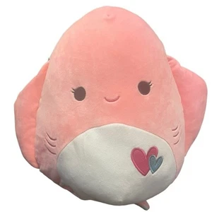 Squishmallow Saxa 12 Zoll rosa Regenbogen Plüschtier Stachelrochen Stofftier Sammlerstück Spielzeug - Bild 1 von 13