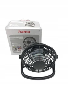 Hama USB Tischventilator Schwarz - 10 cm, 360° Neigung, ideal fürs Büro - Bild 1 von 6