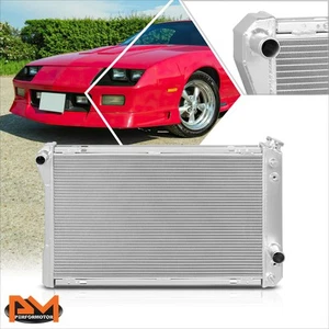 3-Row Aluminum Core Racing Radiator for 82-92 Chevy Camaro/Pontiac Firebird V8 - Picture 1 of 6