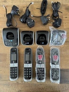 4 x BT8610 Quad Cordless Telephones with Digital Answering Machine - Zdjęcie 1 z 12