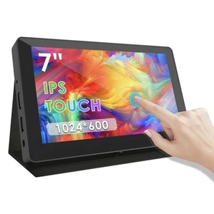 7inch Touch Screen Mini Computer Monitor for Raspberry Pi, Portable IPS Monit... - Picture 1 of 9